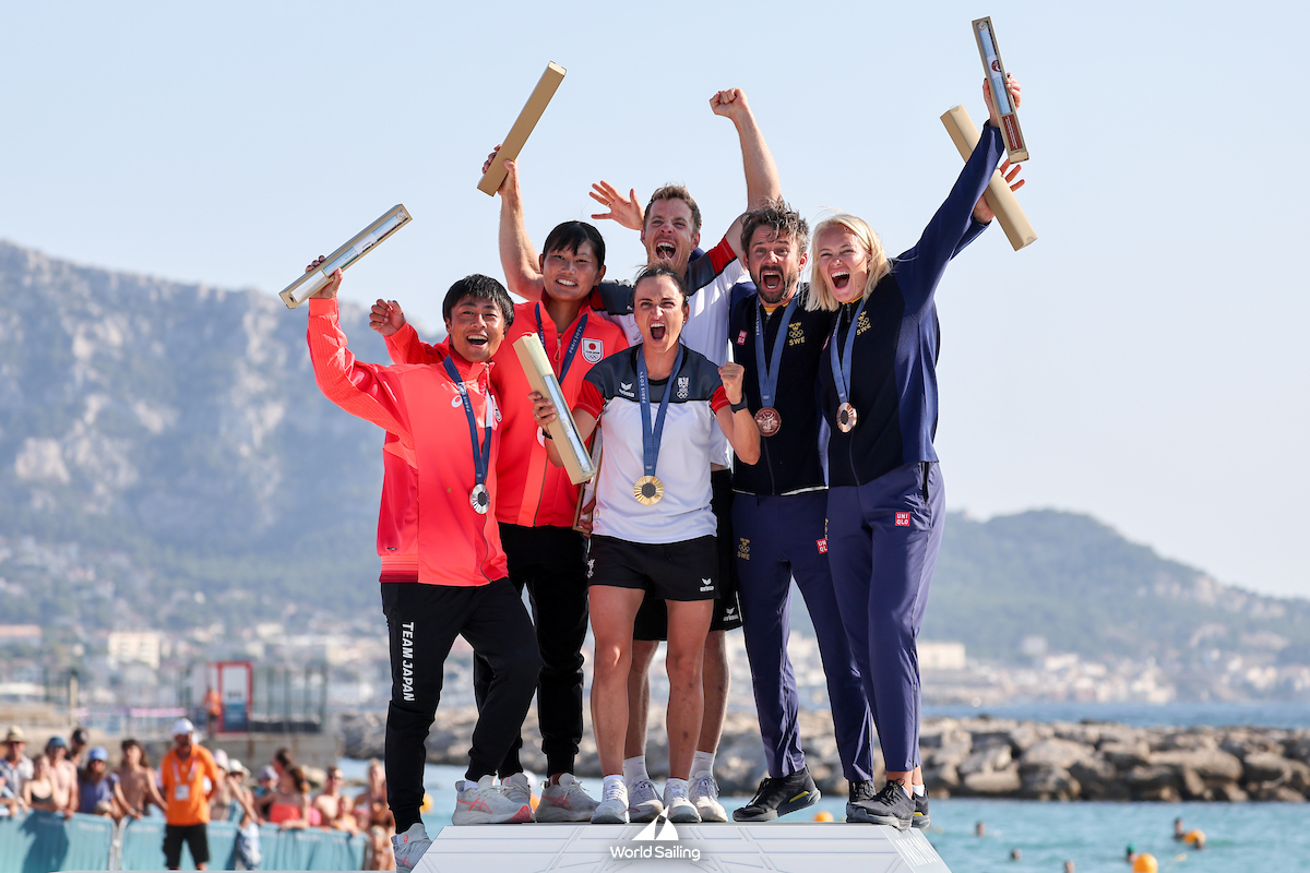 Kings of the light wind: Lara Vadlau and Lukas Maehr, Olympic champions!